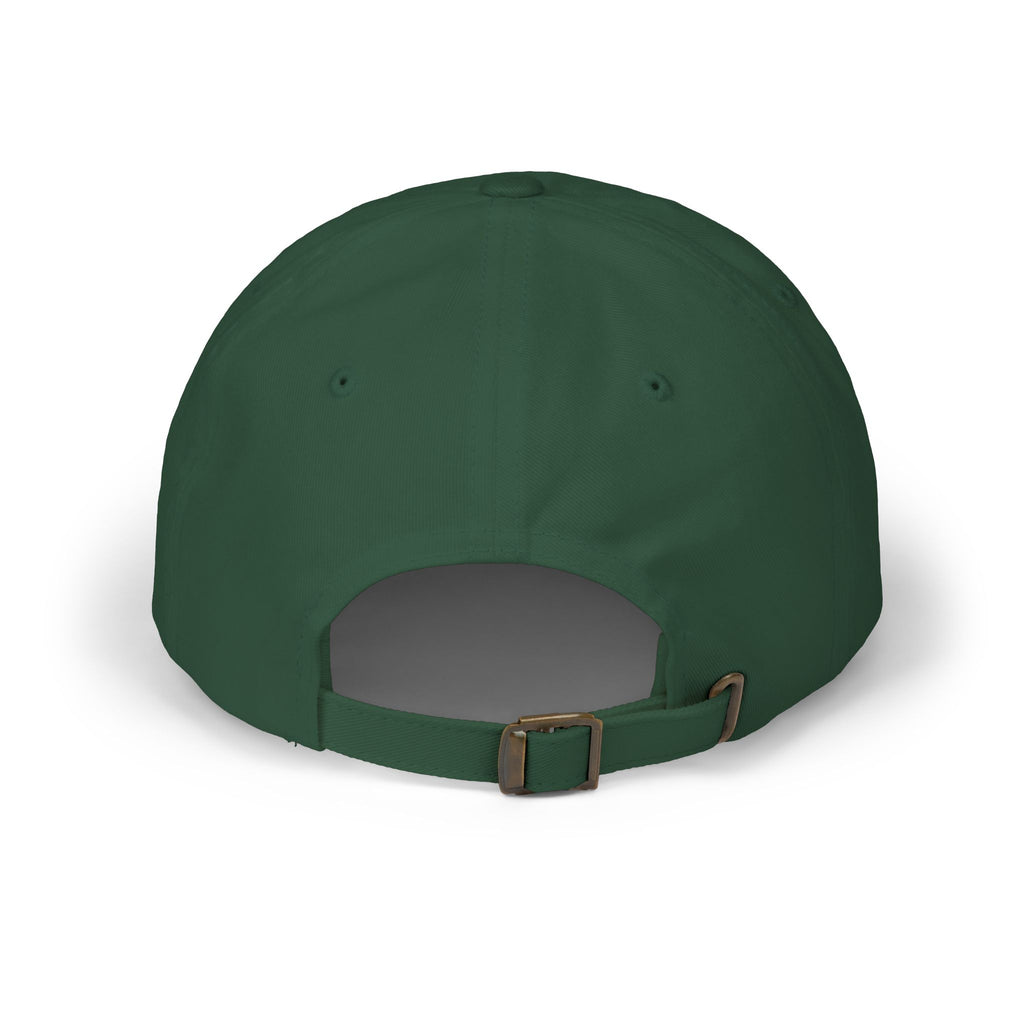 Minimal 3D Letter Dad Cap — White Embroidered 'S' Baseball Hat