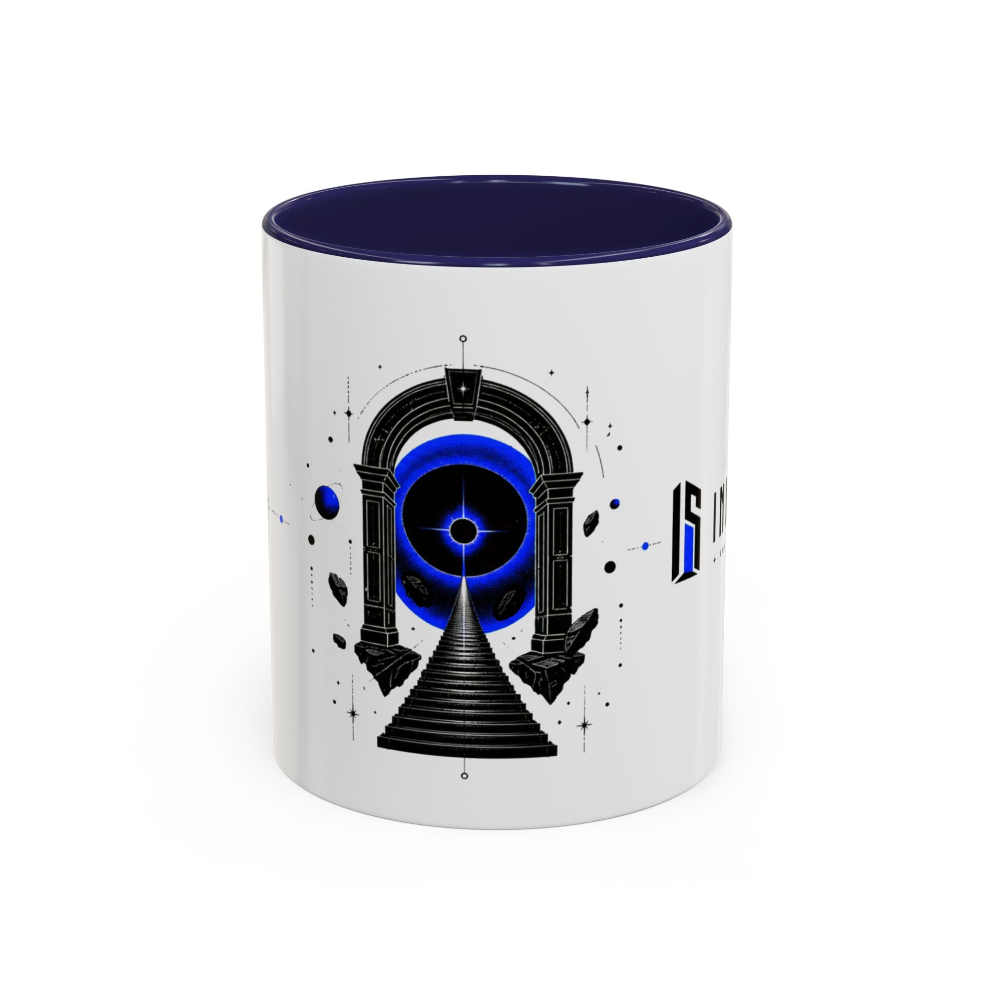 Inner State Accent Coffee Mug — Cosmic Portal Blue 11/15oz