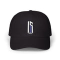 Minimal 3D Letter Dad Cap — White Embroidered 'S' Baseball Hat