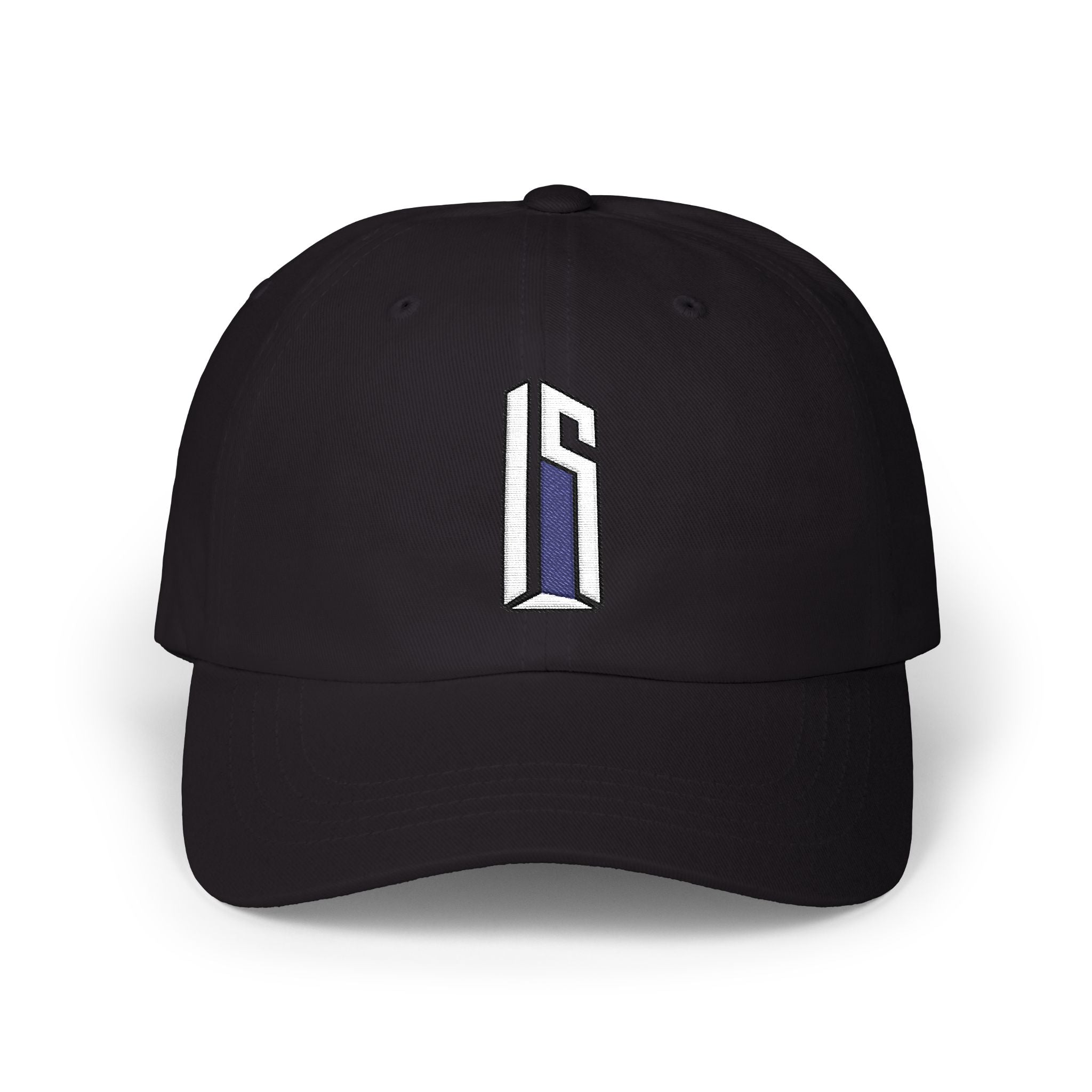 Minimal 3D Letter Dad Cap — White Embroidered 'S' Baseball Hat