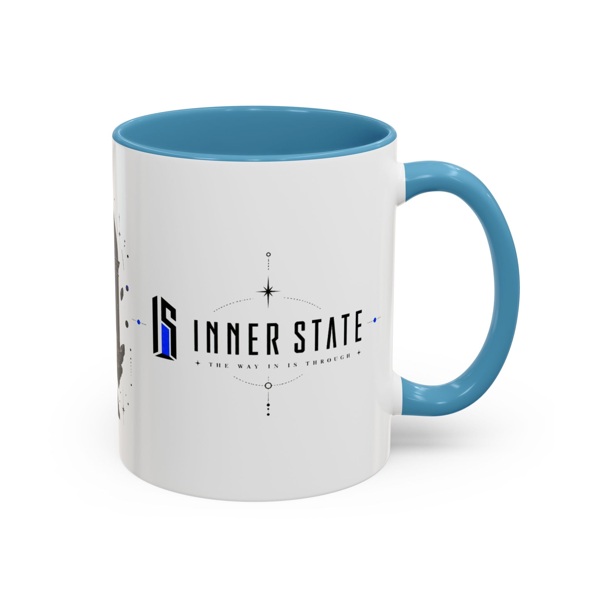 Inner State Accent Coffee Mug — Cosmic Portal Blue 11/15oz
