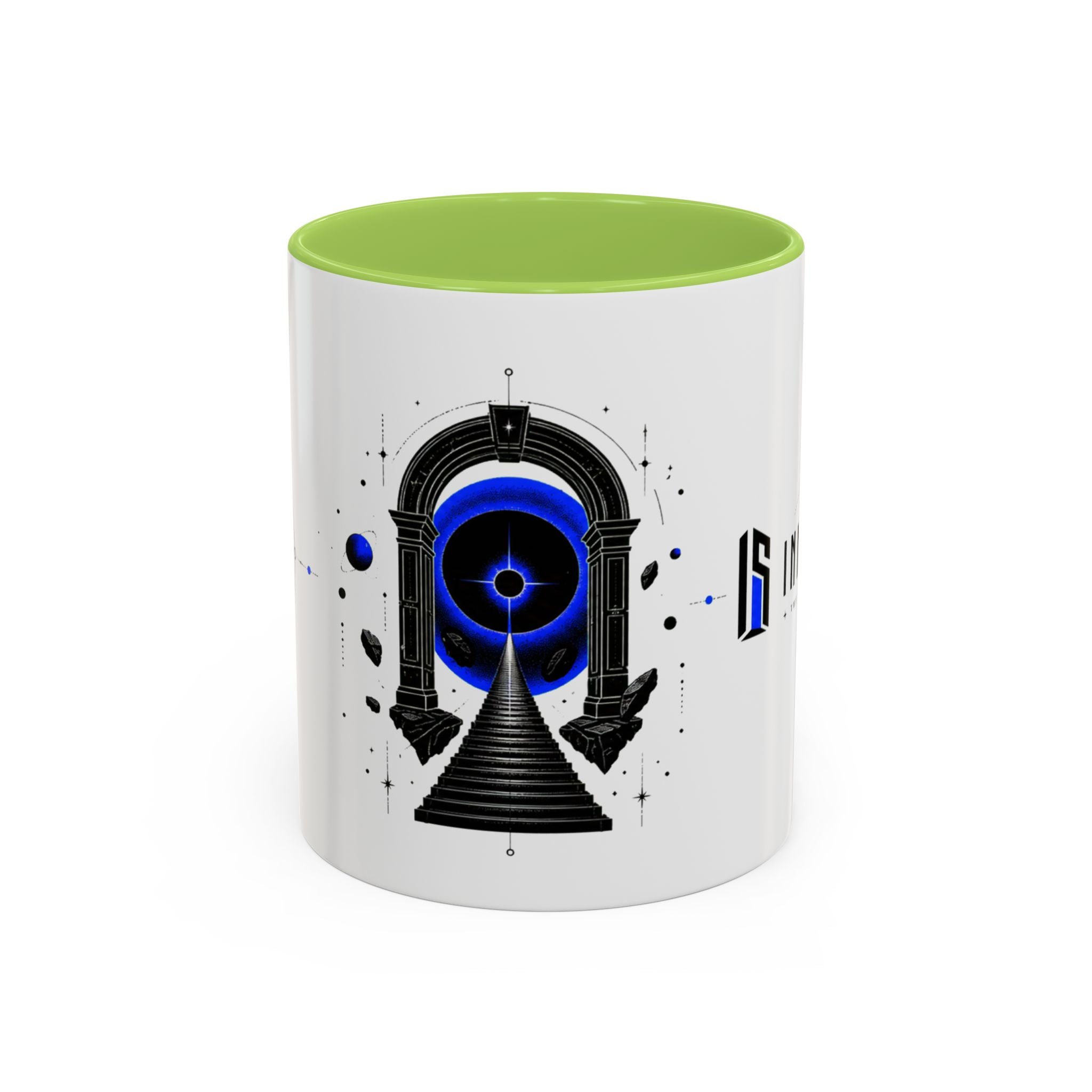 Inner State Accent Coffee Mug — Cosmic Portal Blue 11/15oz