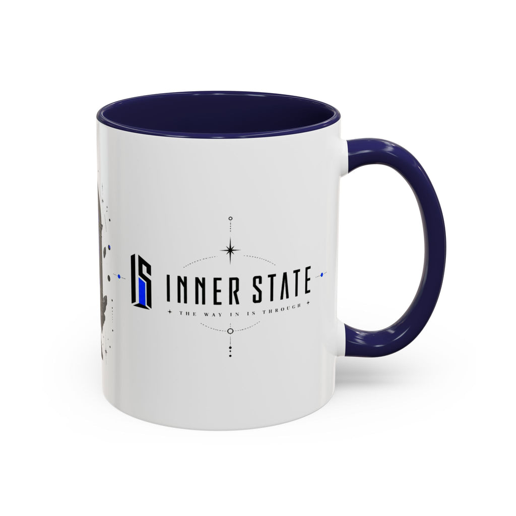 Inner State Accent Coffee Mug — Cosmic Portal Blue 11/15oz