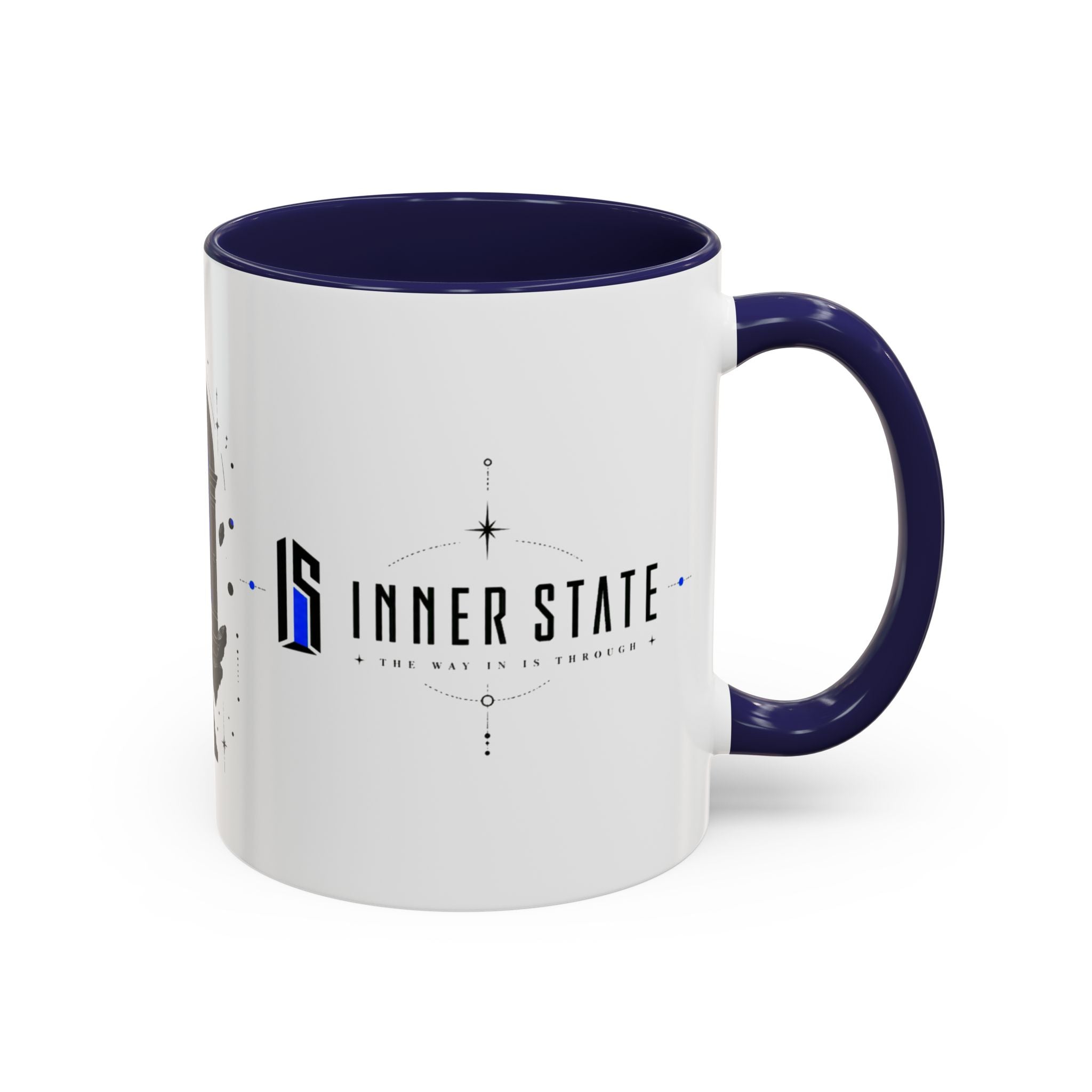 Inner State Accent Coffee Mug — Cosmic Portal Blue 11/15oz