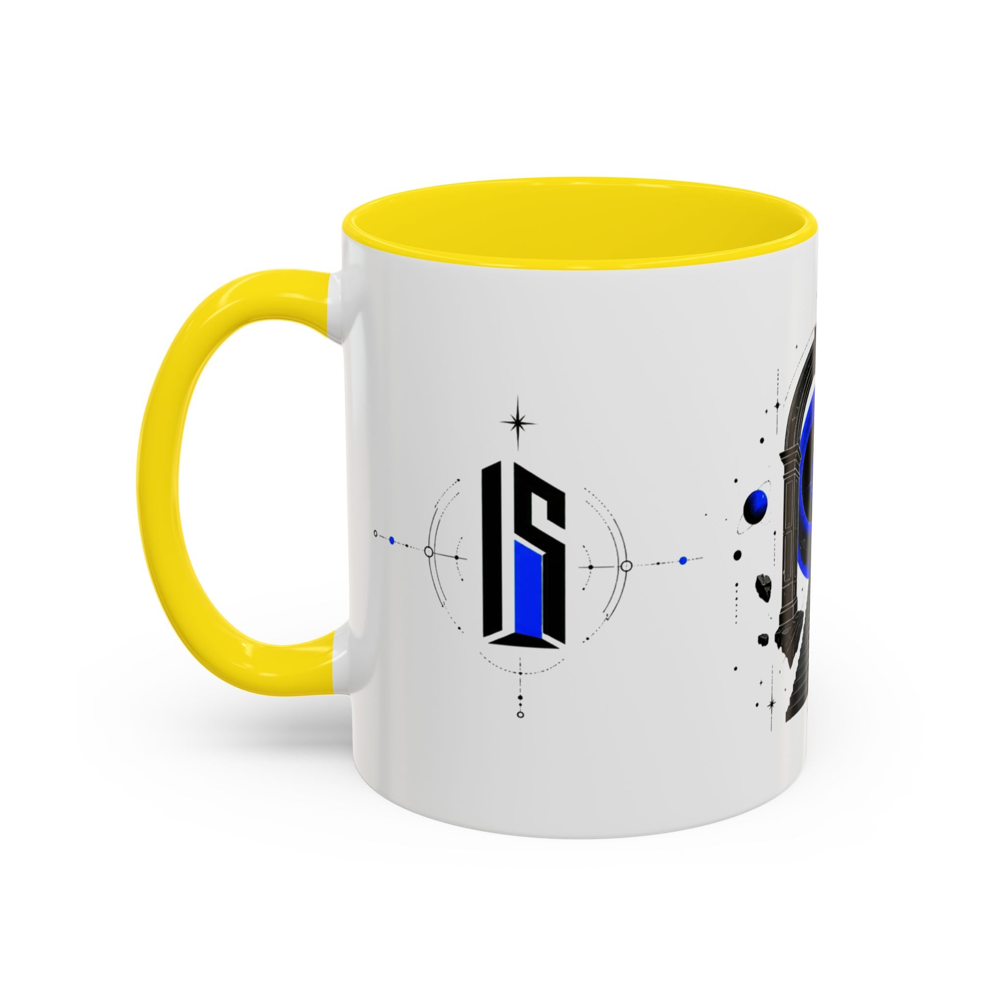 Inner State Accent Coffee Mug — Cosmic Portal Blue 11/15oz