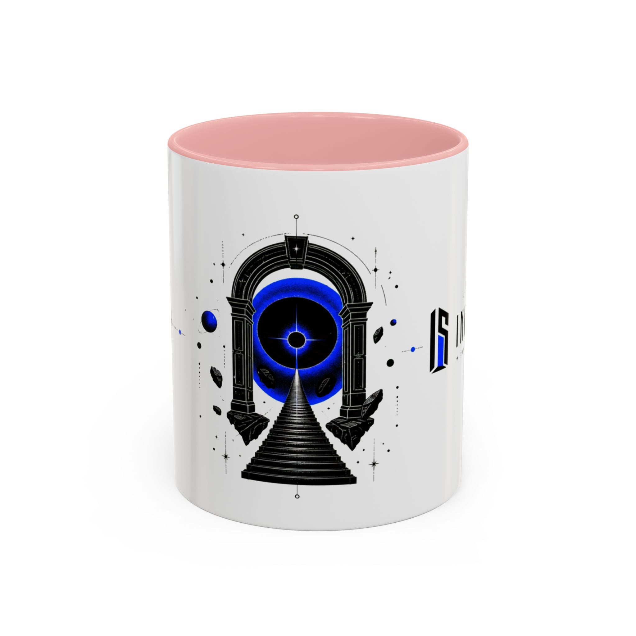 Inner State Accent Coffee Mug — Cosmic Portal Blue 11/15oz