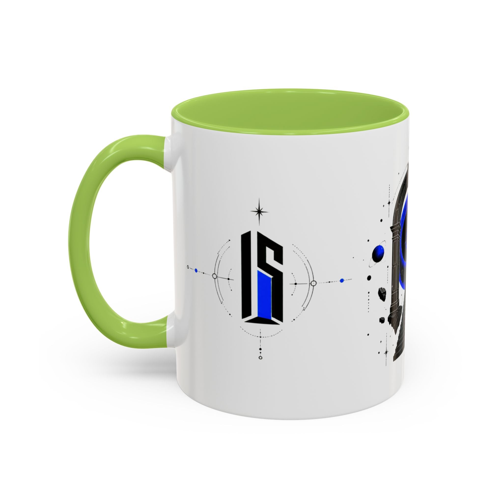 Inner State Accent Coffee Mug — Cosmic Portal Blue 11/15oz