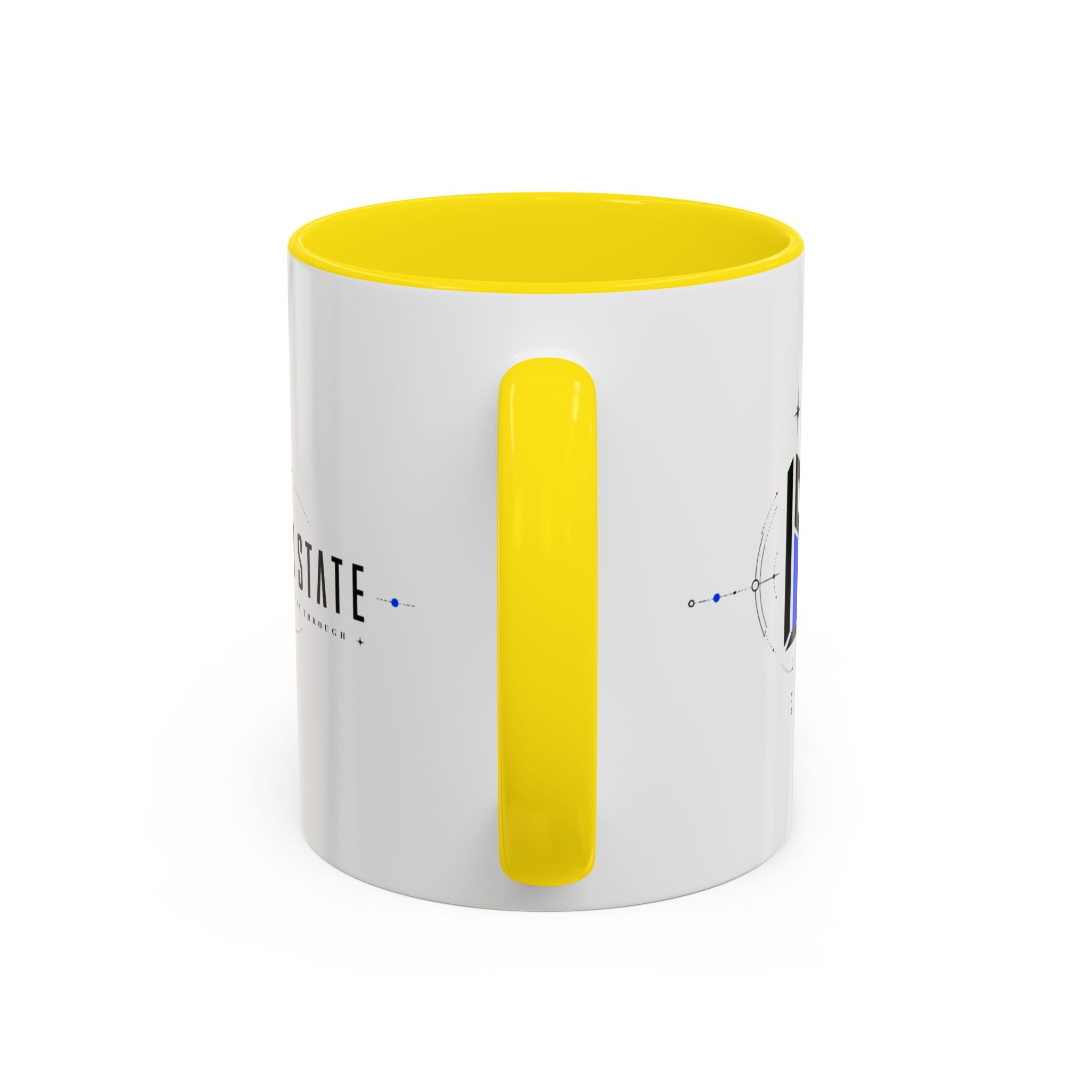 Inner State Accent Coffee Mug — Cosmic Portal Blue 11/15oz