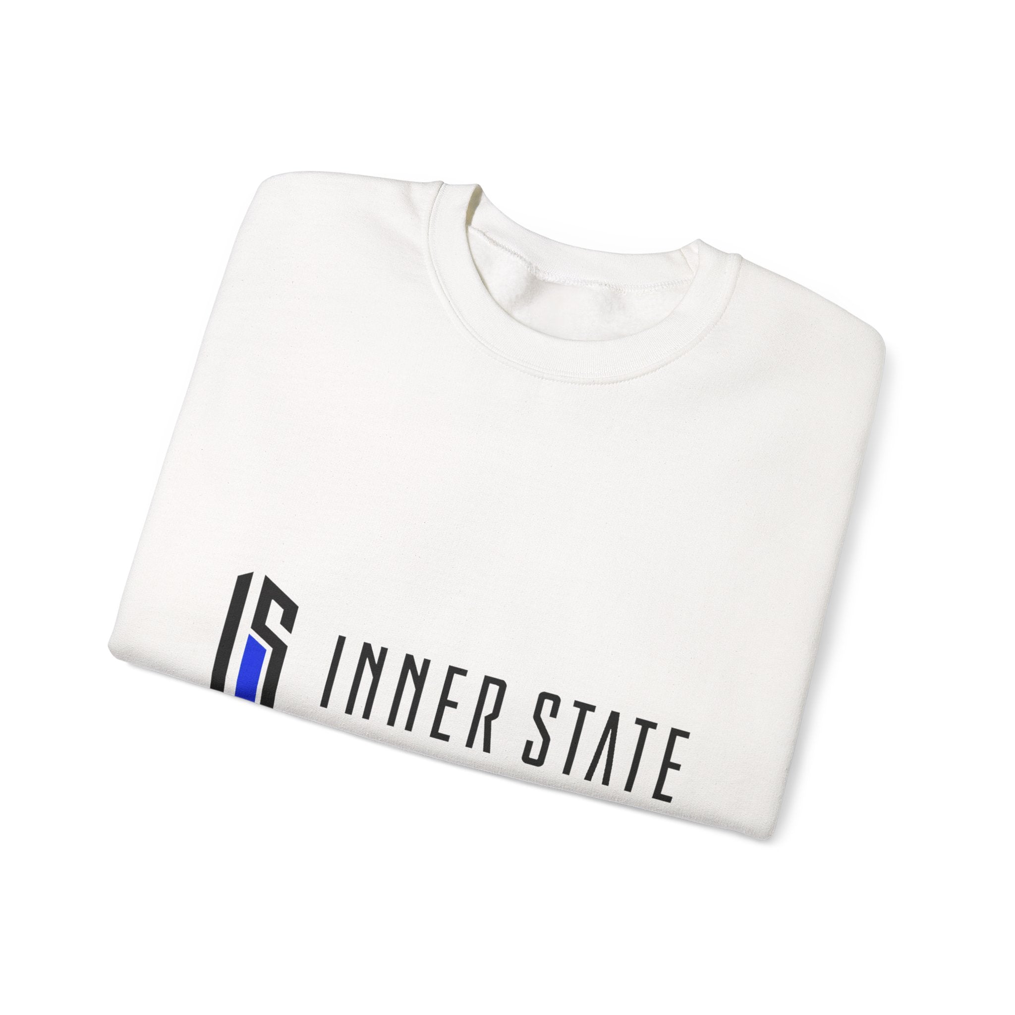 Inner State Crewneck Sweatshirt — Abstract Stairway Moon Graphic