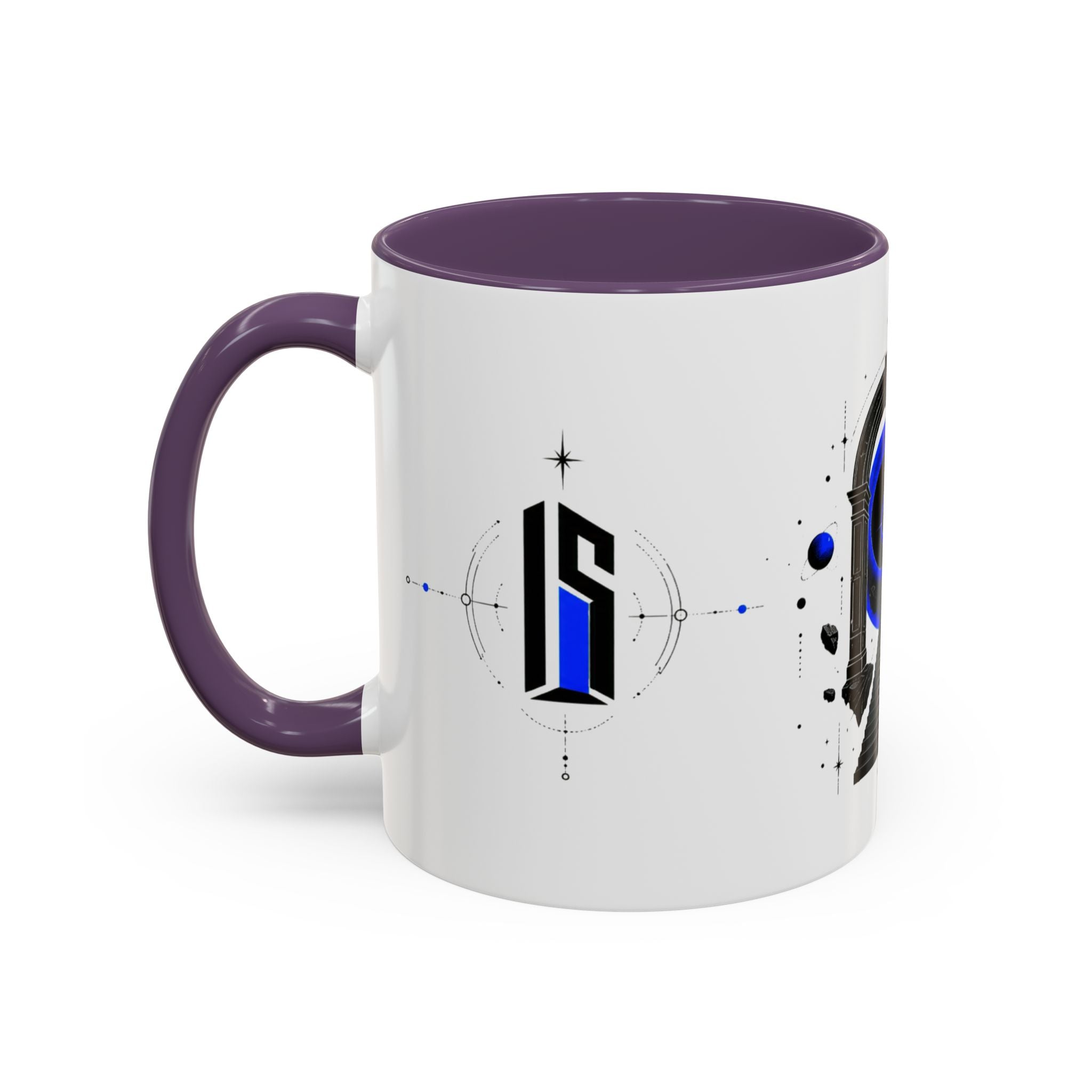 Inner State Accent Coffee Mug — Cosmic Portal Blue 11/15oz