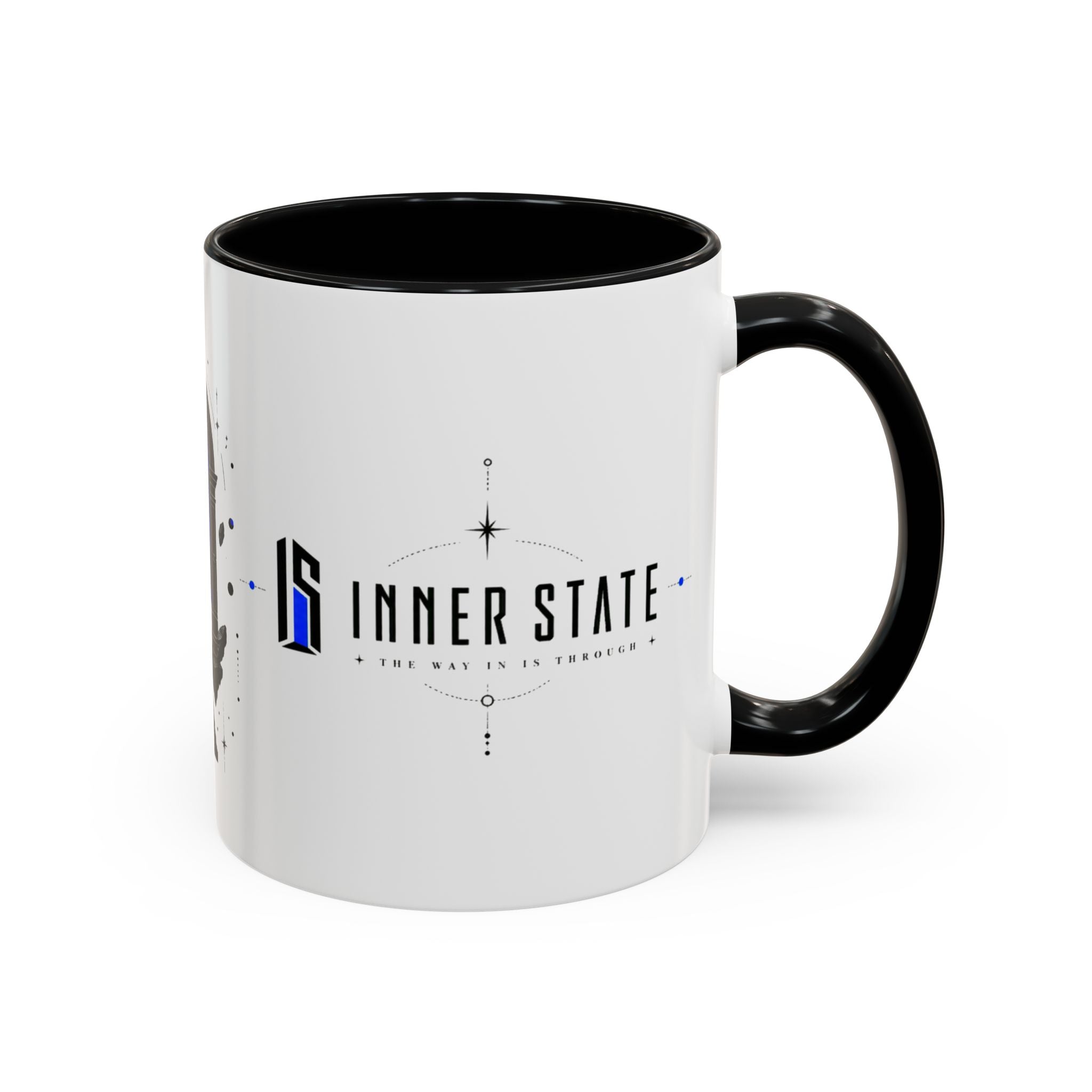 Inner State Accent Coffee Mug — Cosmic Portal Blue 11/15oz