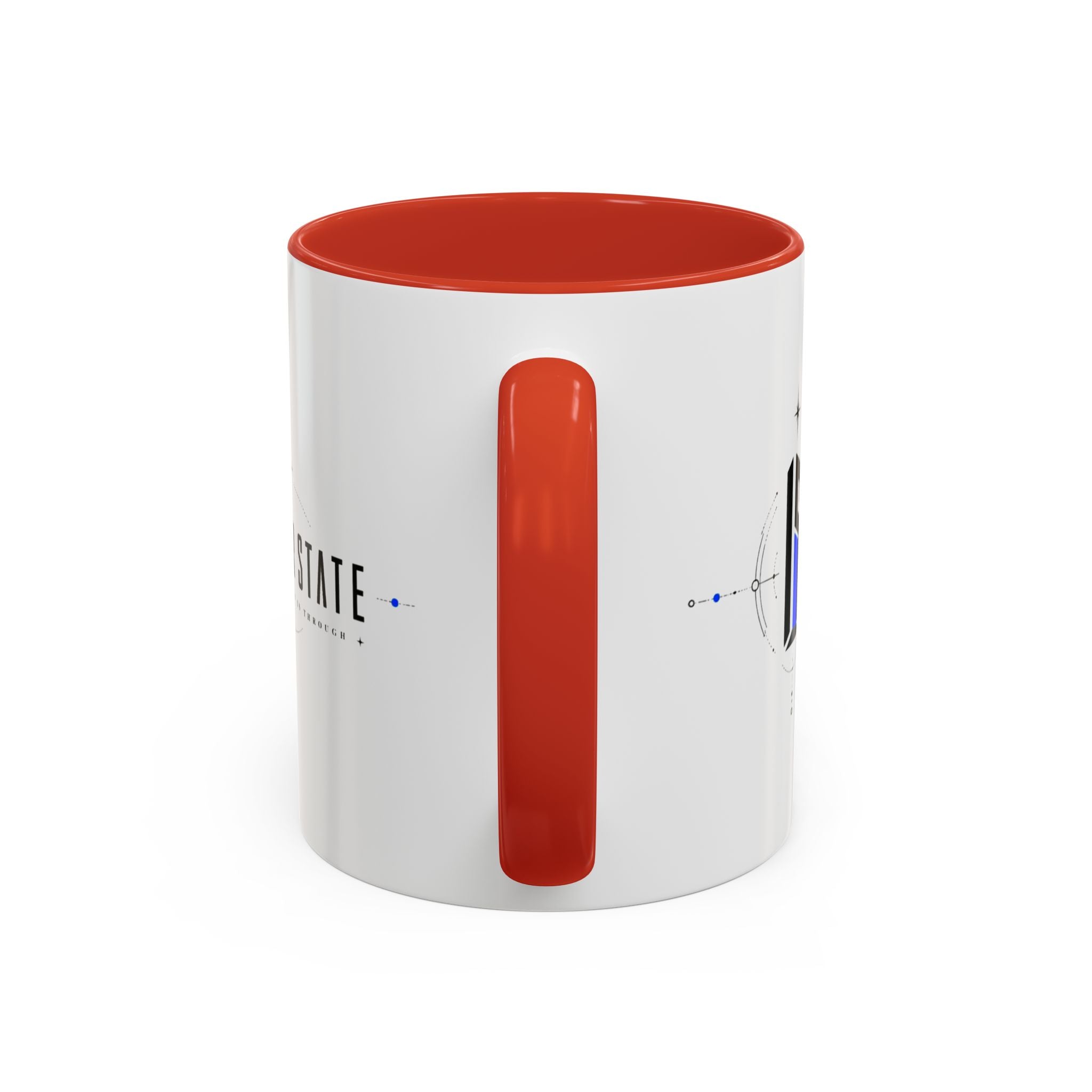 Inner State Accent Coffee Mug — Cosmic Portal Blue 11/15oz