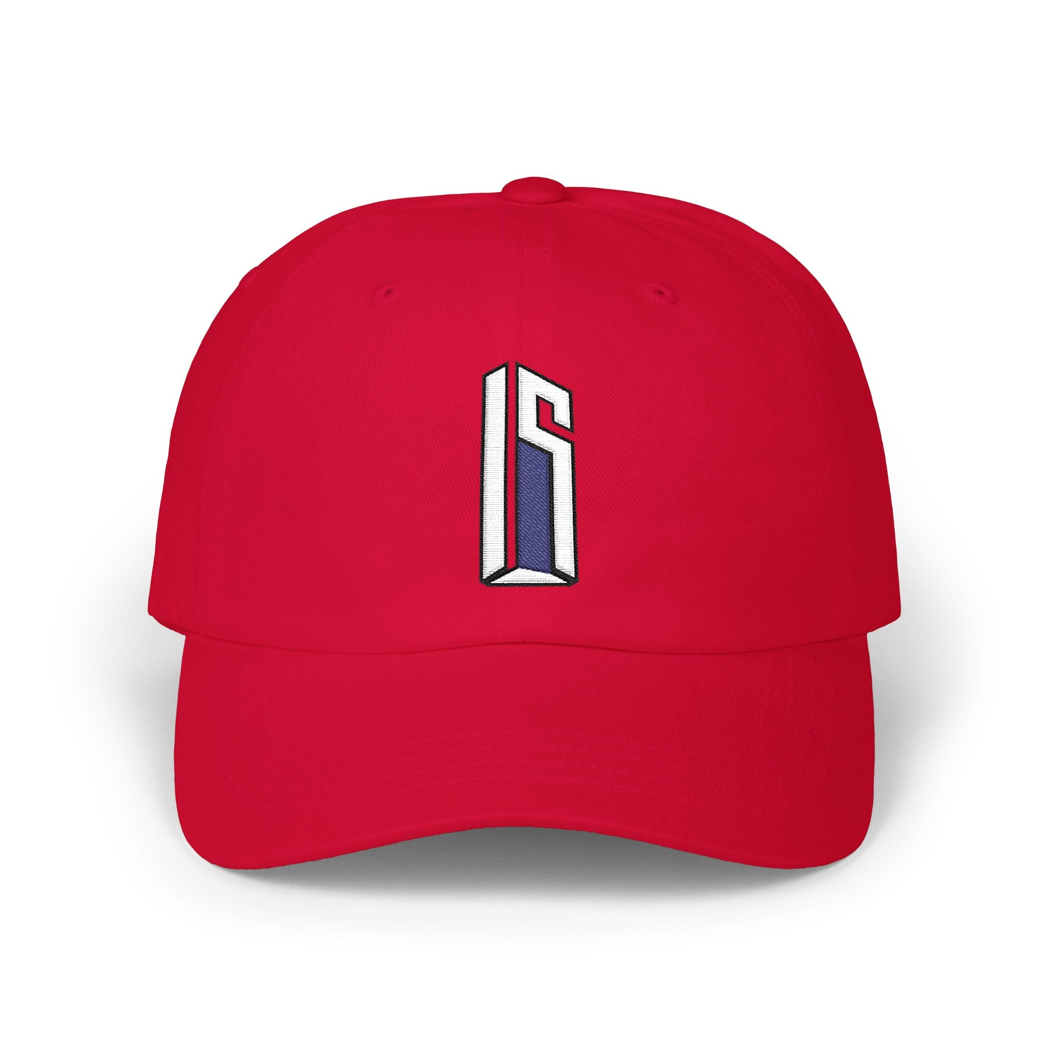 Minimal 3D Letter Dad Cap — White Embroidered 'S' Baseball Hat