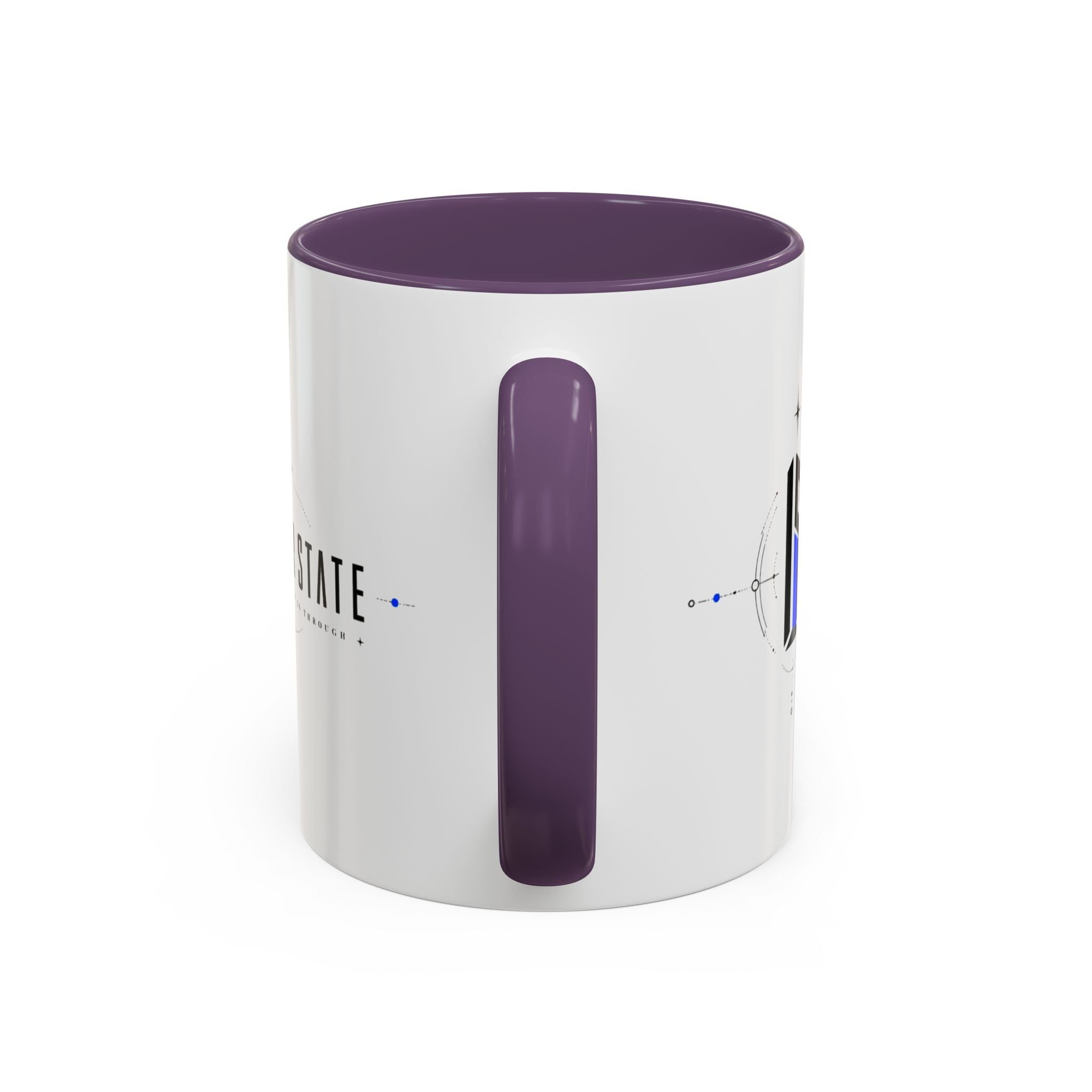 Inner State Accent Coffee Mug — Cosmic Portal Blue 11/15oz