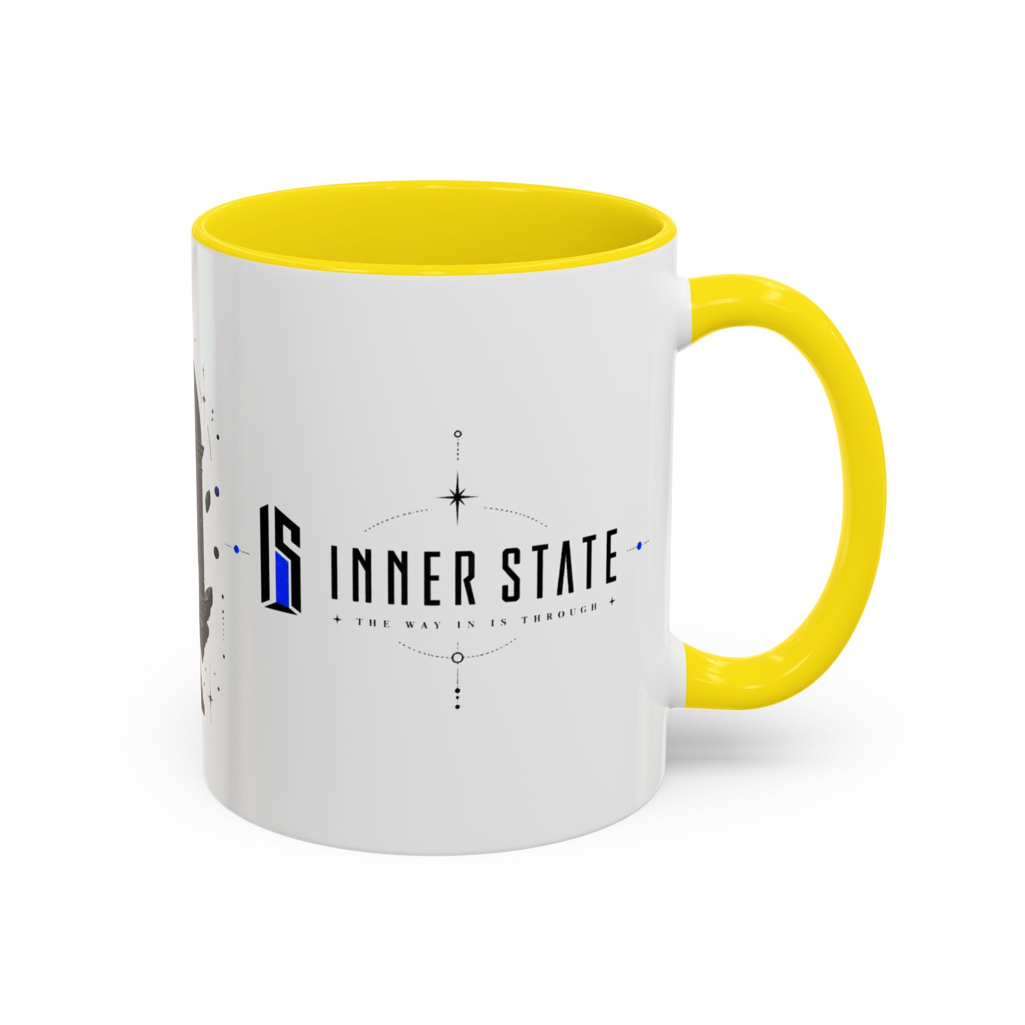 Inner State Accent Coffee Mug — Cosmic Portal Blue 11/15oz
