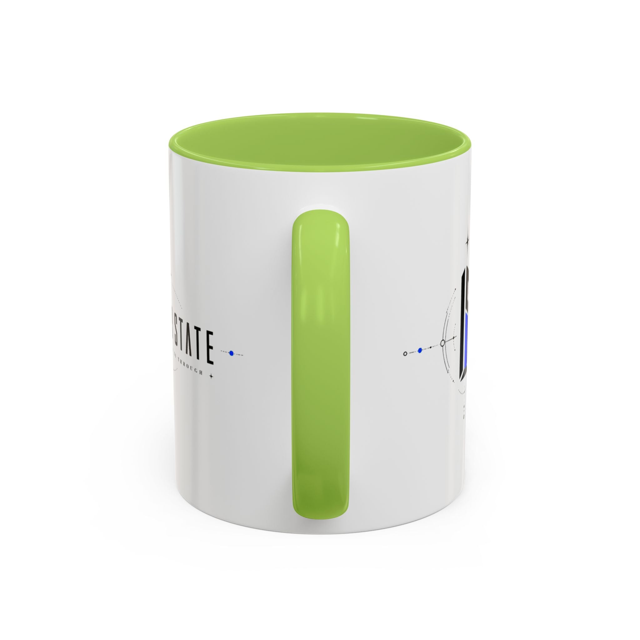 Inner State Accent Coffee Mug — Cosmic Portal Blue 11/15oz