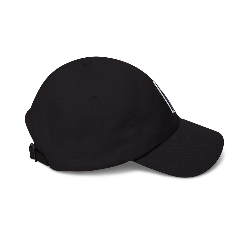 Minimal 3D Letter Dad Cap — White Embroidered 'S' Baseball Hat