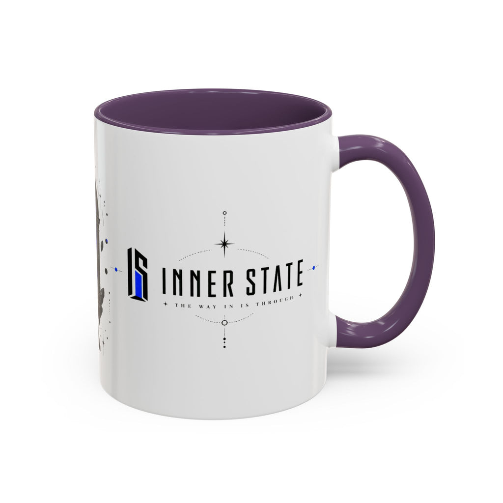 Inner State Accent Coffee Mug — Cosmic Portal Blue 11/15oz