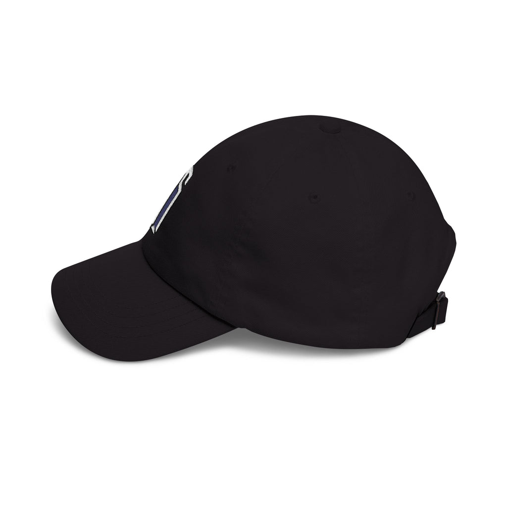 Minimal 3D Letter Dad Cap — White Embroidered 'S' Baseball Hat