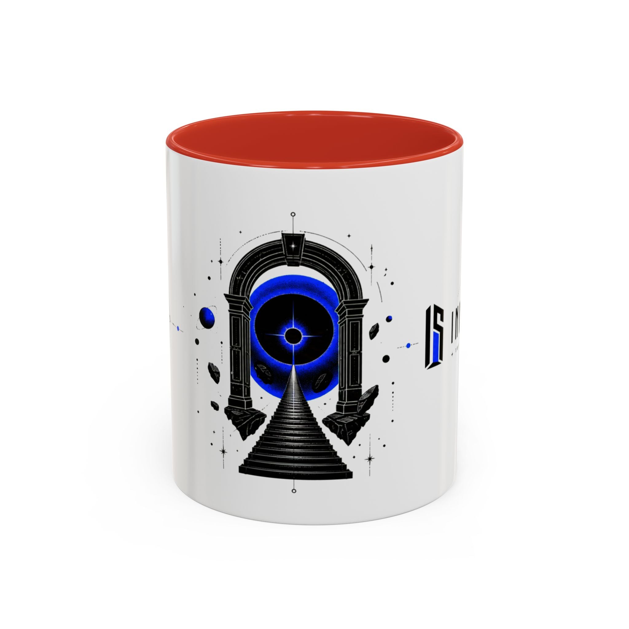 Inner State Accent Coffee Mug — Cosmic Portal Blue 11/15oz