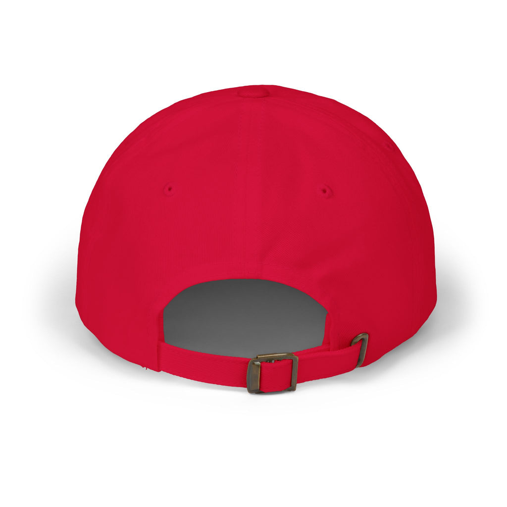 Minimal 3D Letter Dad Cap — White Embroidered 'S' Baseball Hat