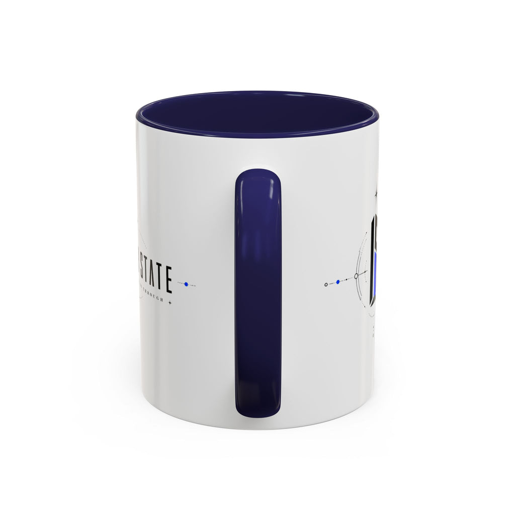 Inner State Accent Coffee Mug — Cosmic Portal Blue 11/15oz