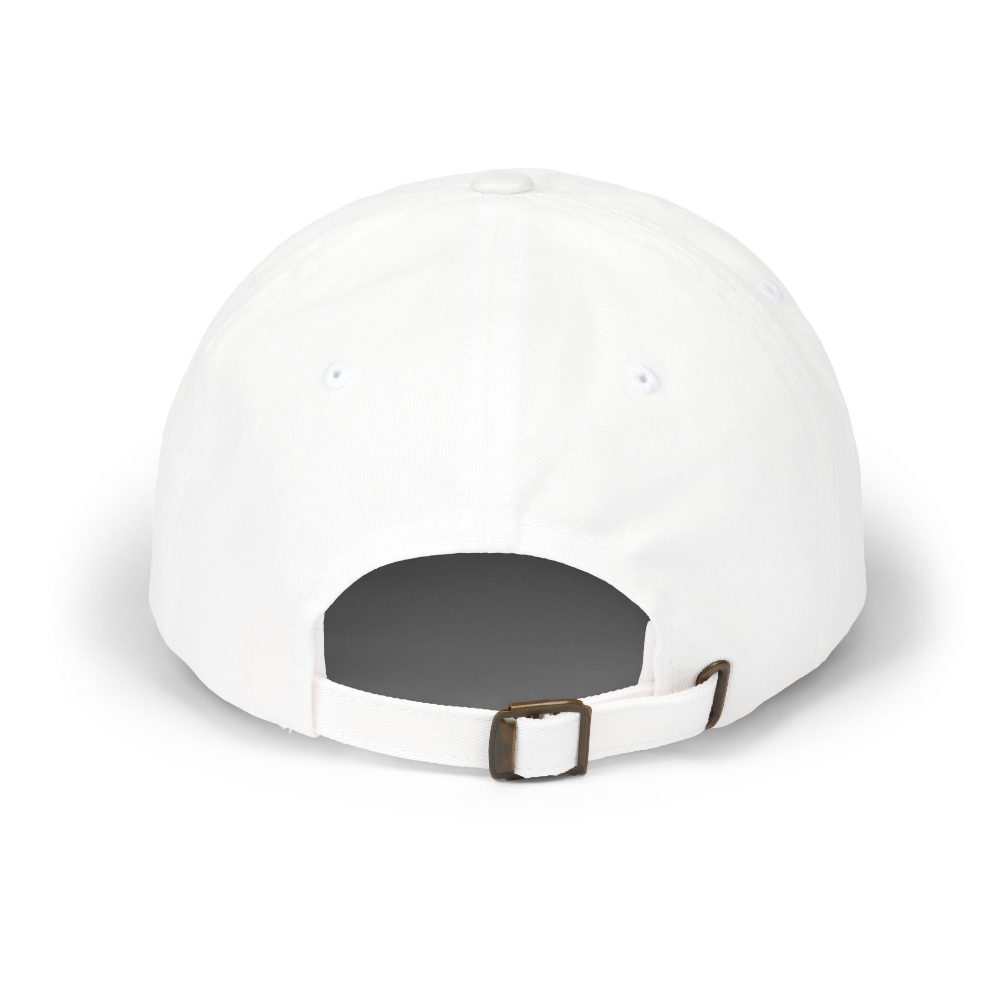 Minimal 3D Letter Dad Cap — White Embroidered 'S' Baseball Hat