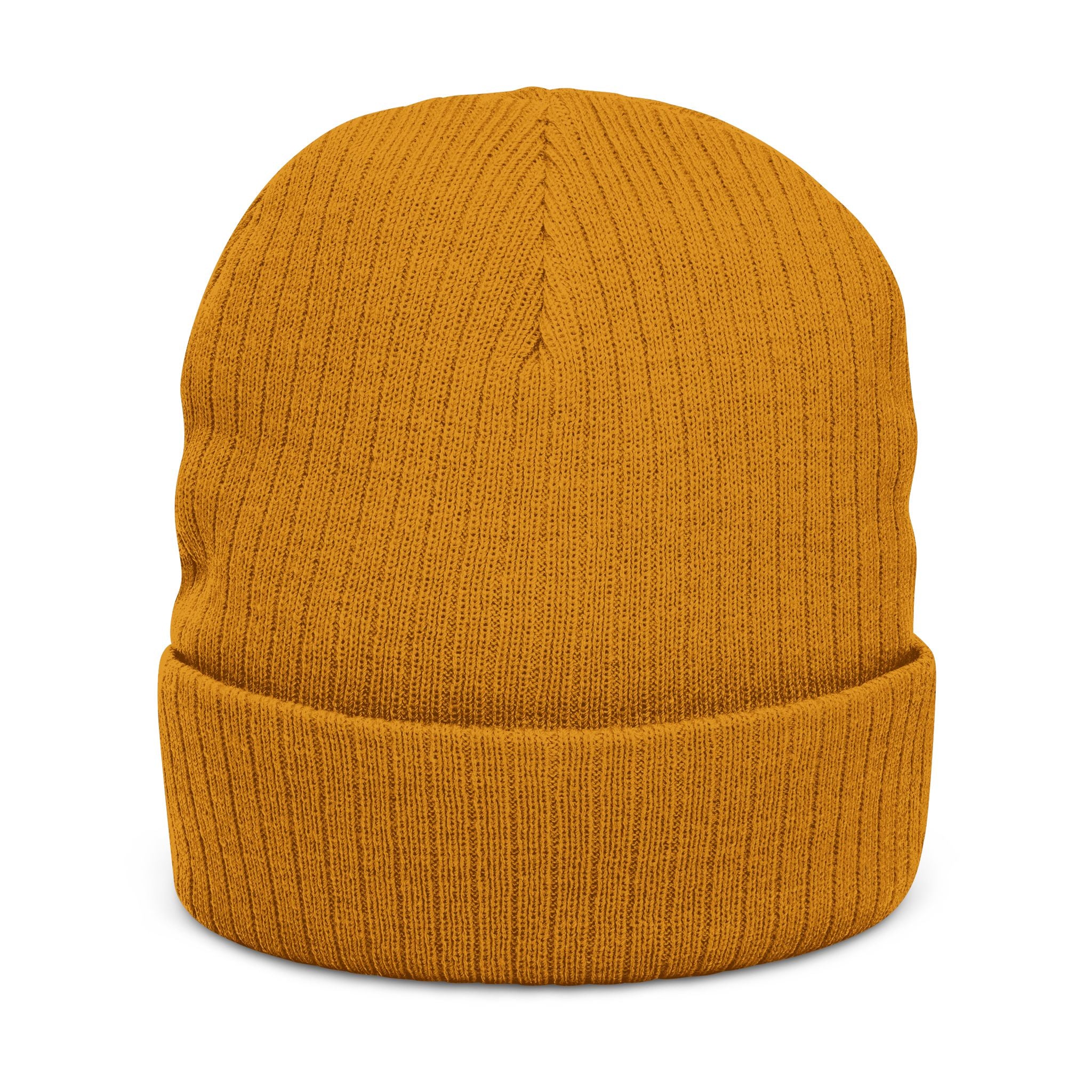 Embroidered Ribbed Beanie — Inner State Logo Knit Hat