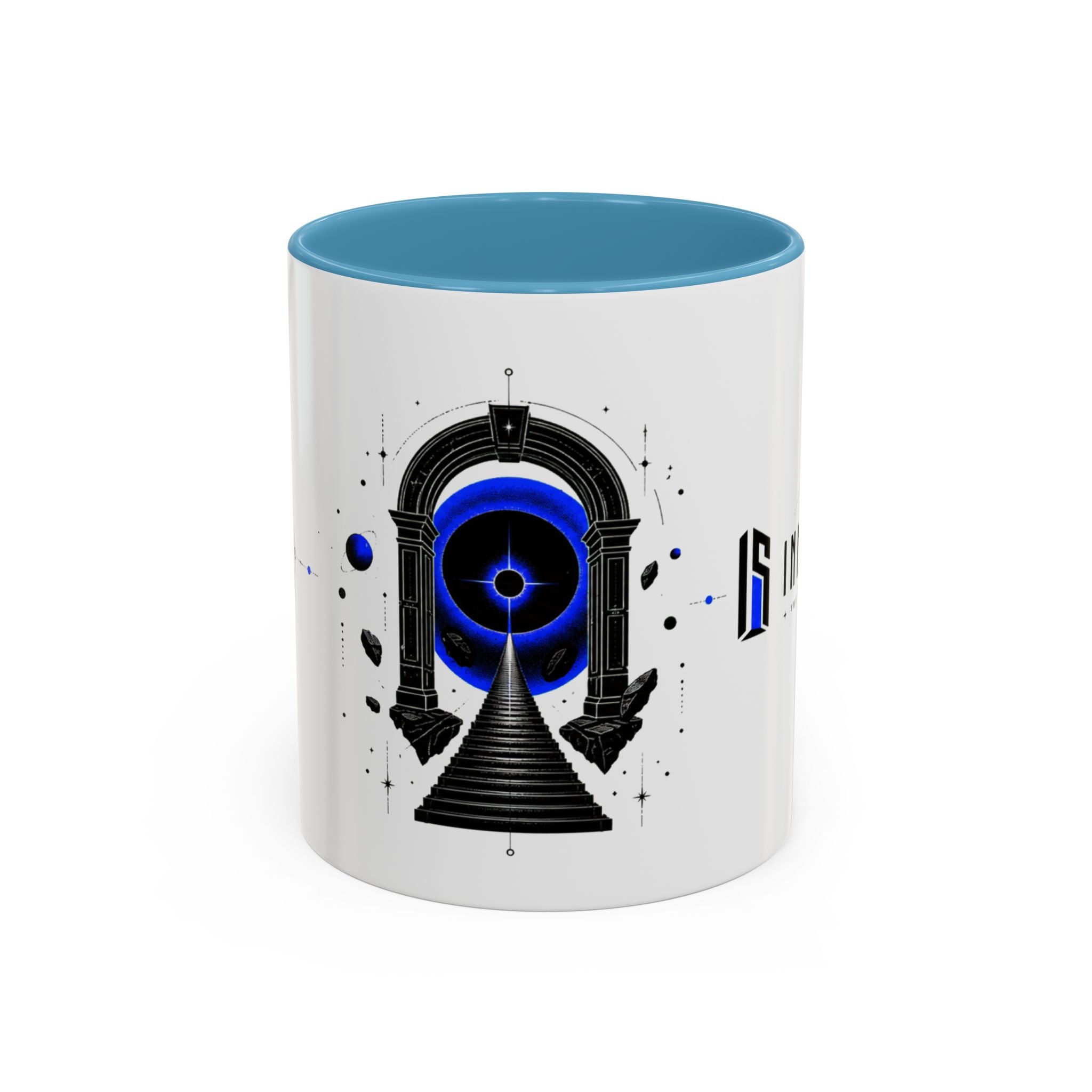 Inner State Accent Coffee Mug — Cosmic Portal Blue 11/15oz