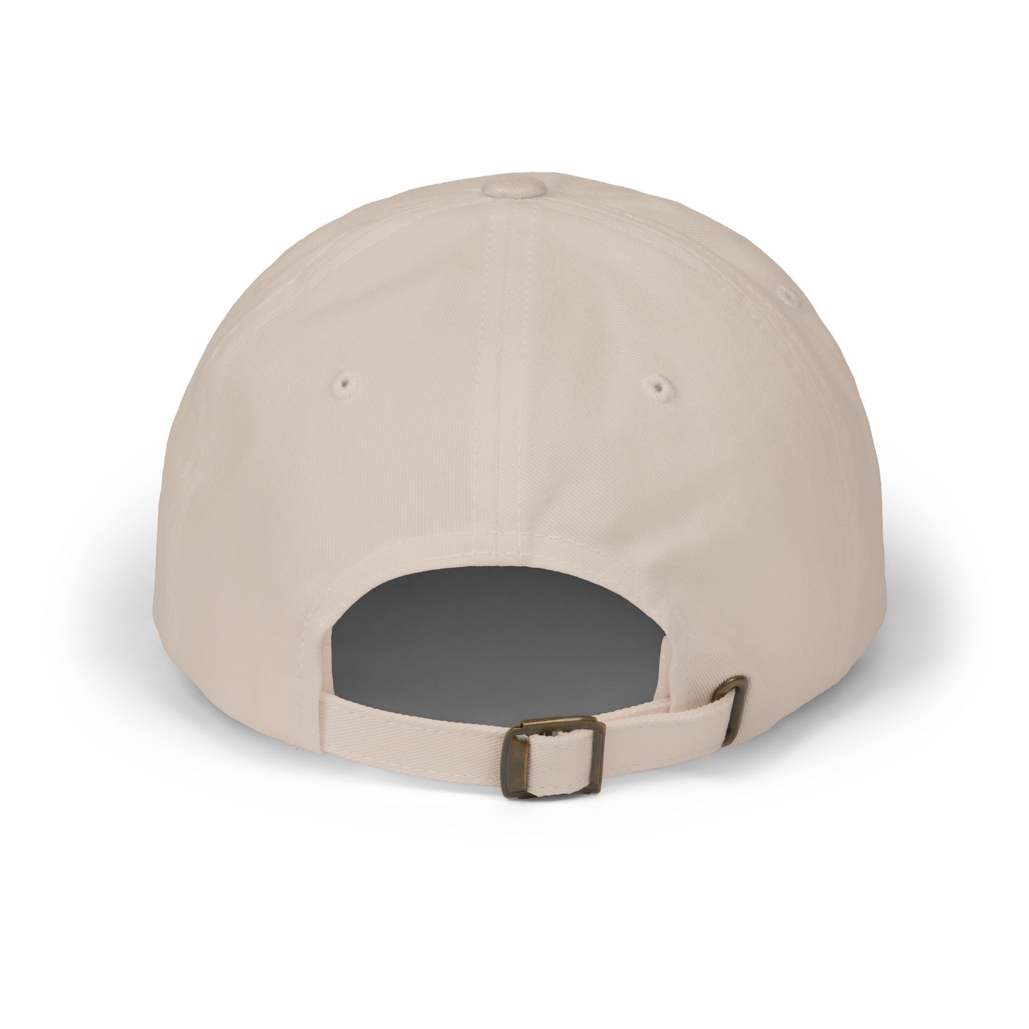 Minimal 3D Letter Dad Cap — White Embroidered 'S' Baseball Hat