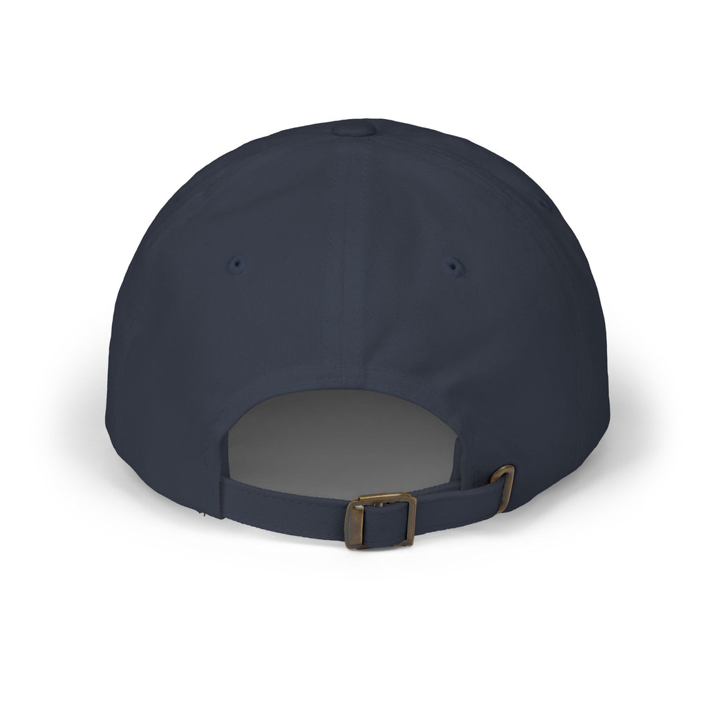 Minimal 3D Letter Dad Cap — White Embroidered 'S' Baseball Hat