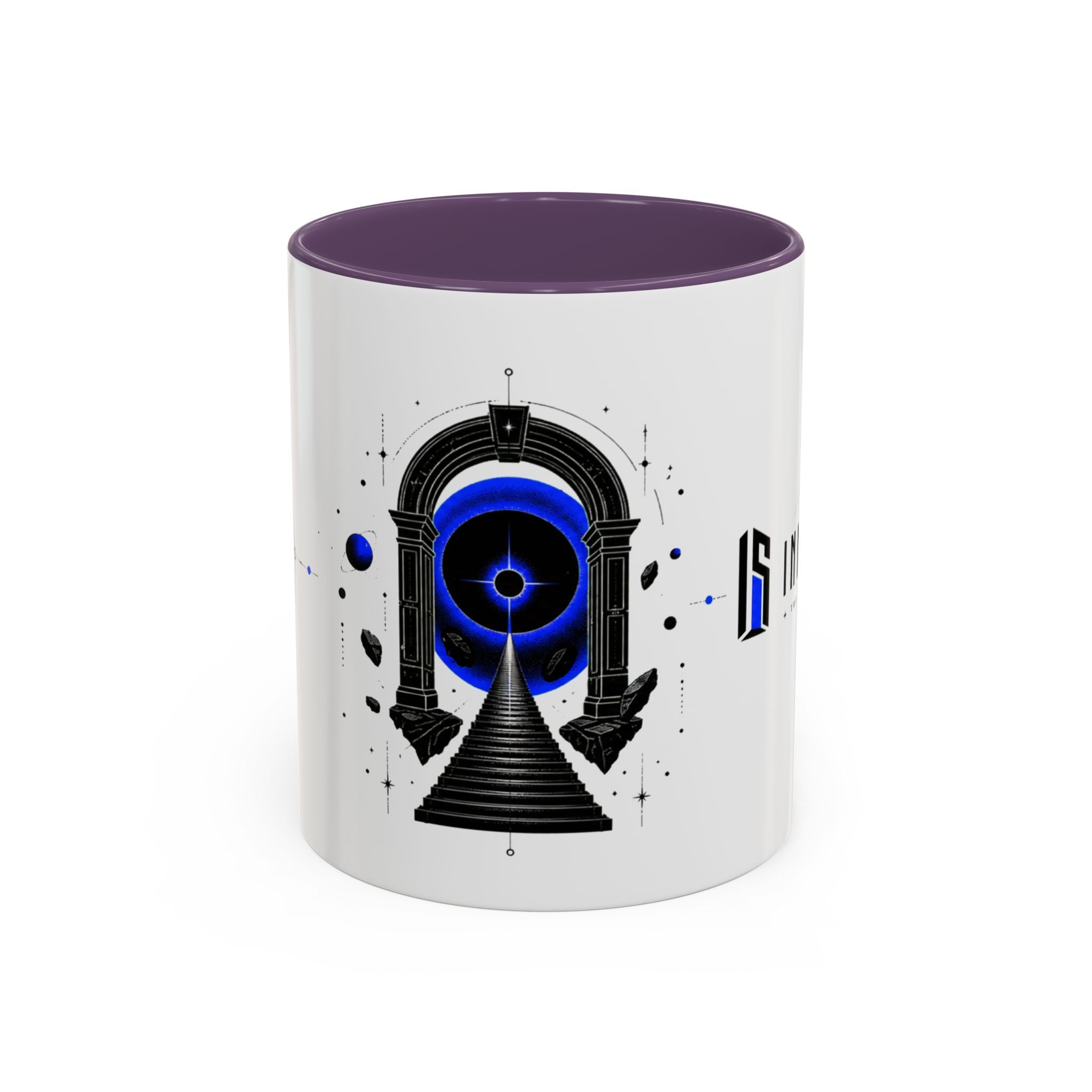 Inner State Accent Coffee Mug — Cosmic Portal Blue 11/15oz
