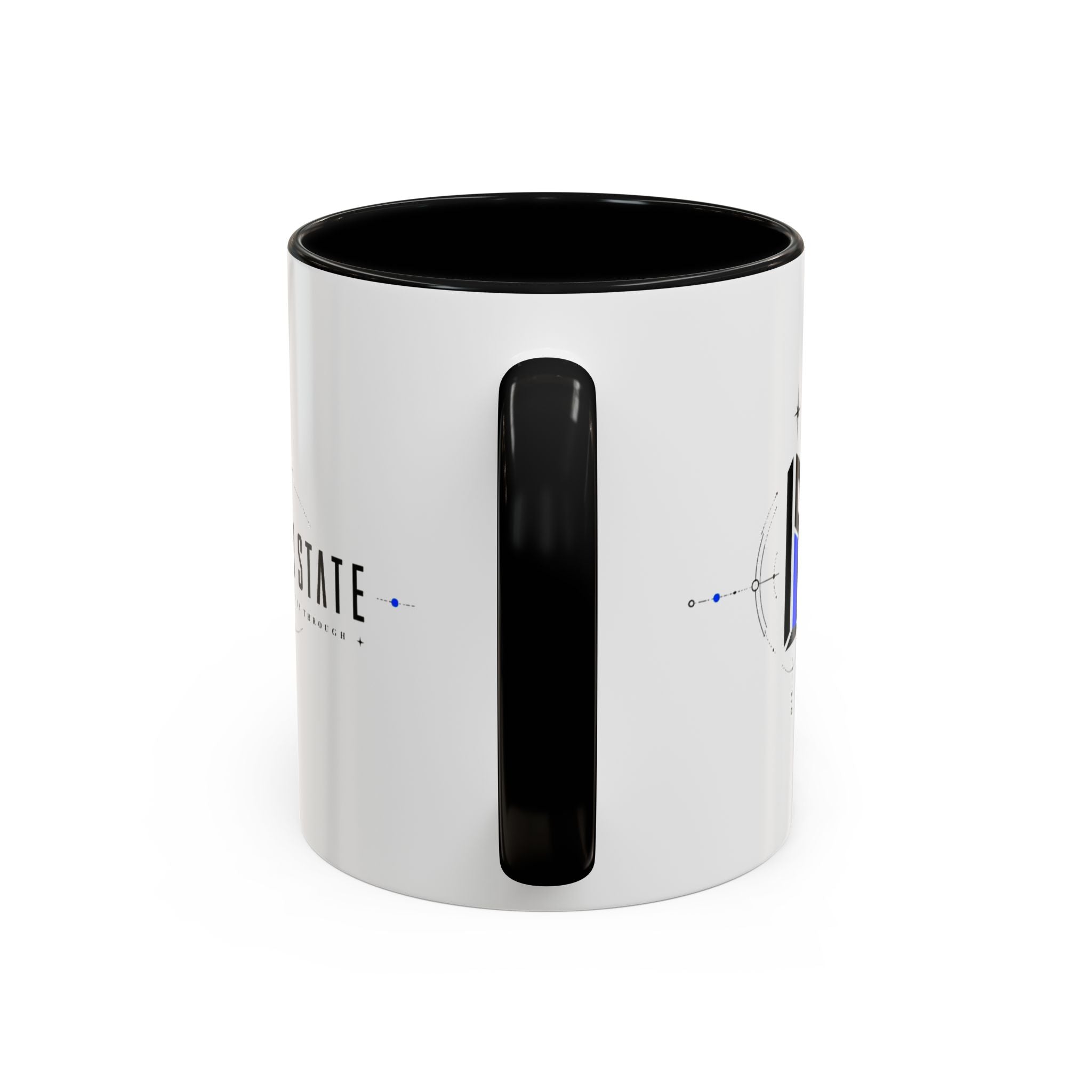 Inner State Accent Coffee Mug — Cosmic Portal Blue 11/15oz