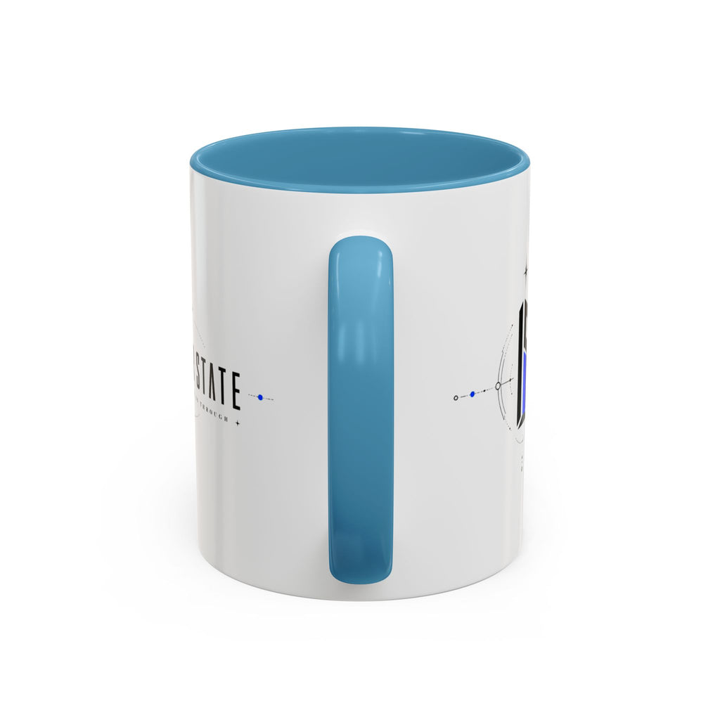 Inner State Accent Coffee Mug — Cosmic Portal Blue 11/15oz
