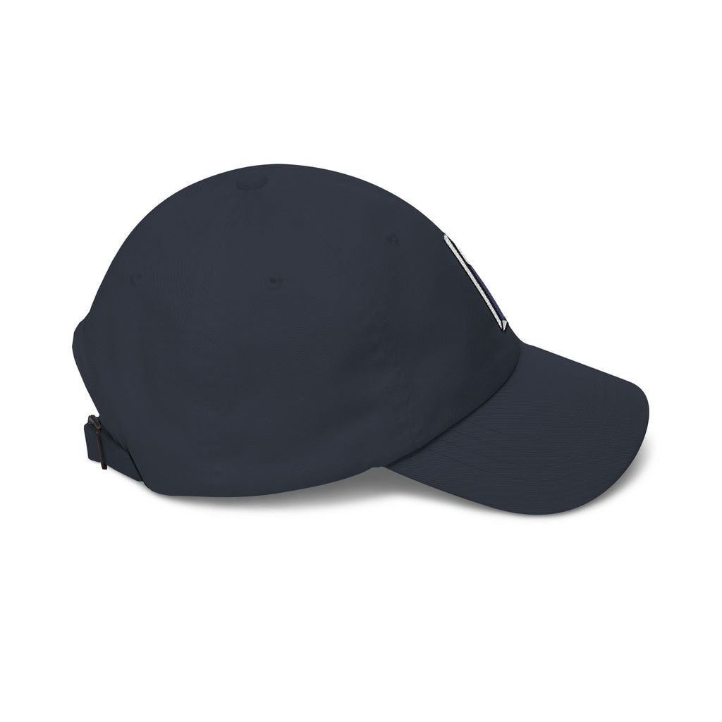 Minimal 3D Letter Dad Cap — White Embroidered 'S' Baseball Hat