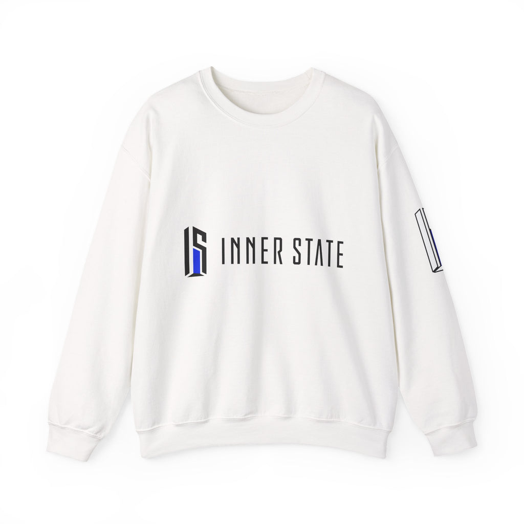Inner State Crewneck Sweatshirt — Abstract Stairway Moon Graphic
