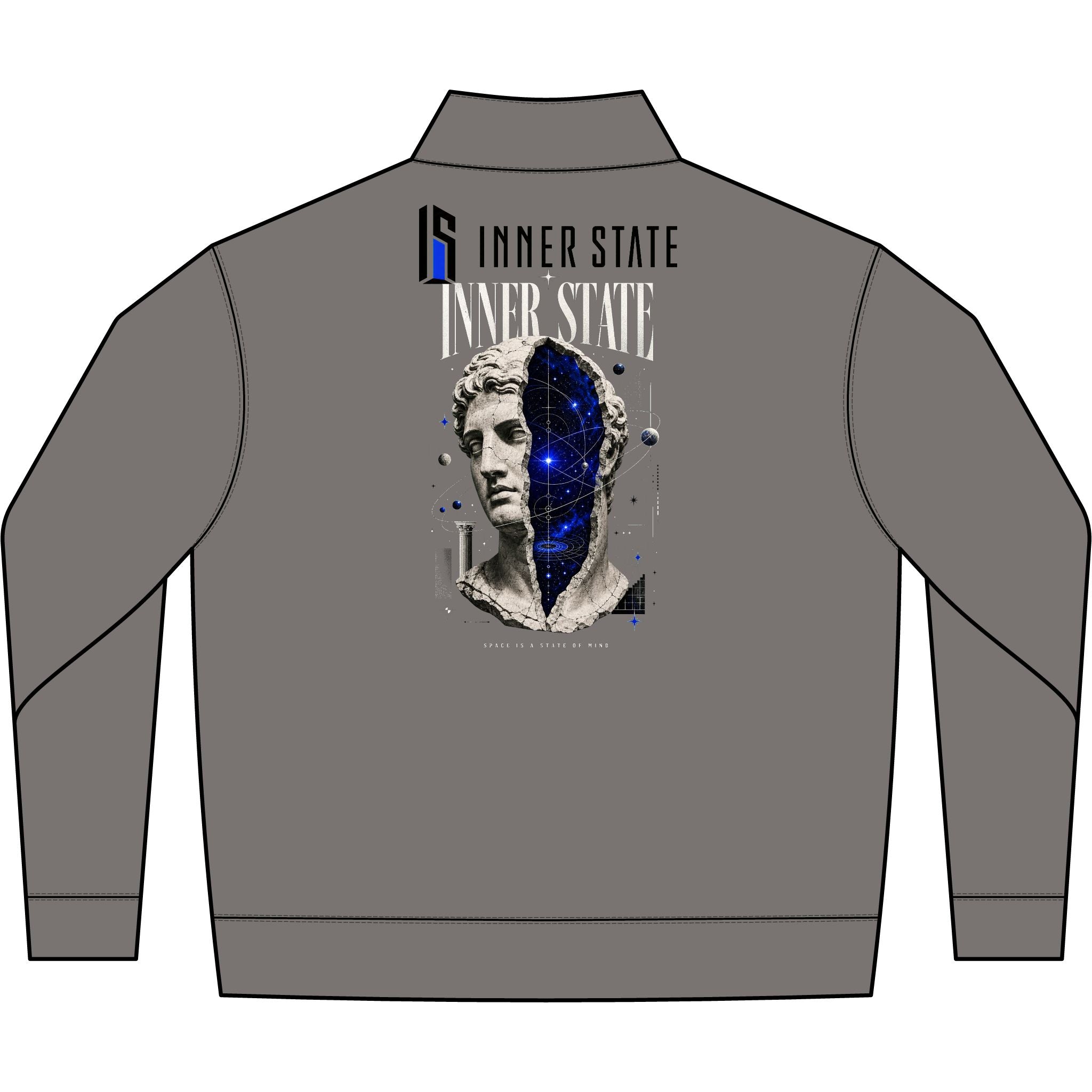 Inner State Graphic Half-Zip Sweatshirt