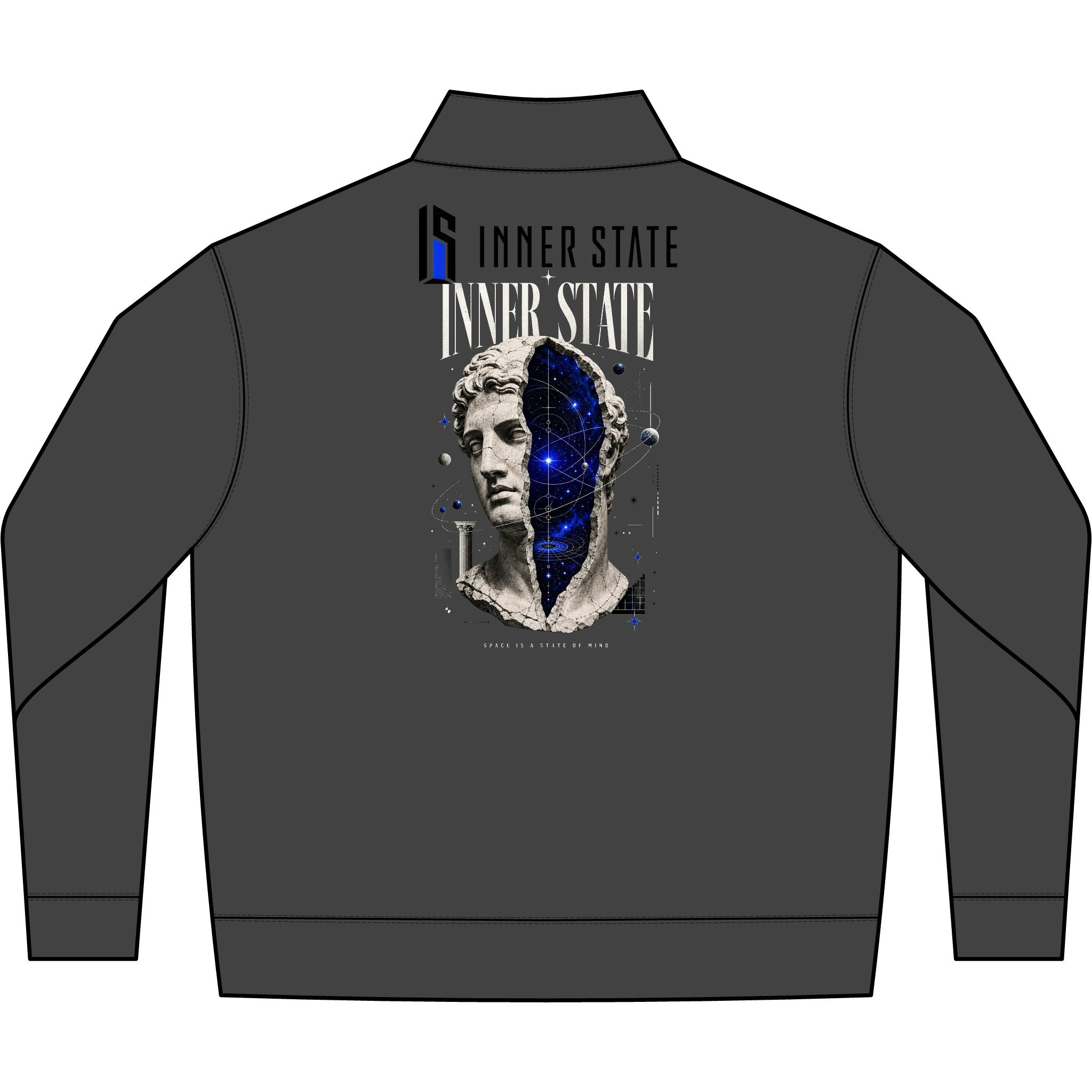 Inner State Graphic Half-Zip Sweatshirt