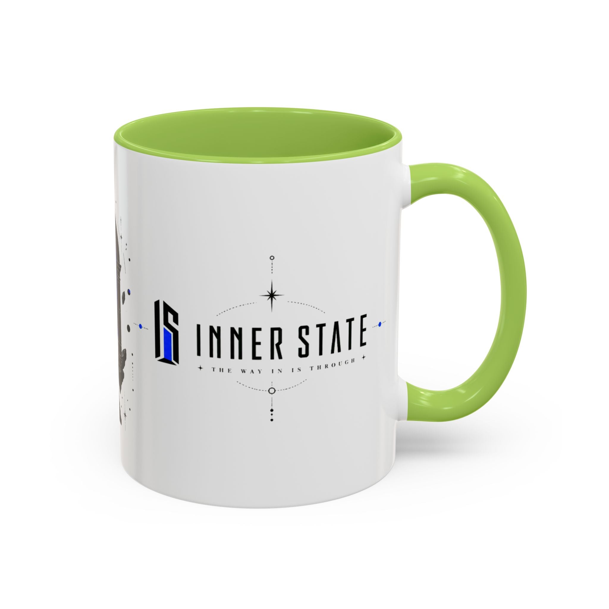 Inner State Accent Coffee Mug — Cosmic Portal Blue 11/15oz